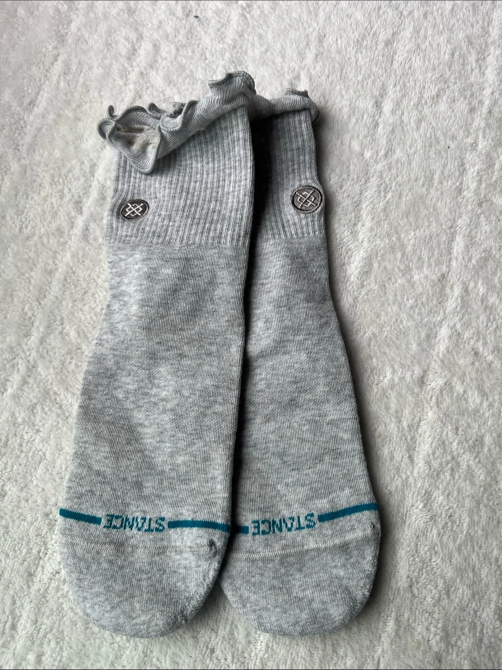 Stance Icon Ruffle Quarter Socks